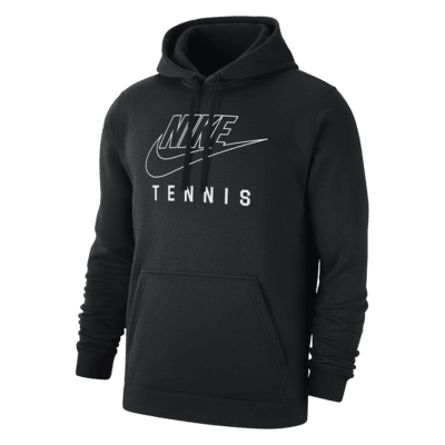 Nike Swoosh Club Fleece Men's Tennis Pullover Hoodie. Nike.com